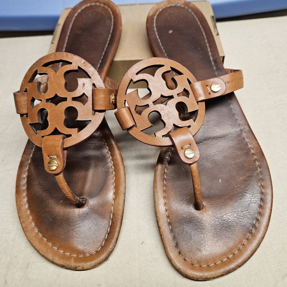 Tory Burch Miller Sandals Size 10.5